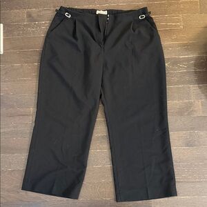 Abercrombie & Fitch Black Wide Leg Pants